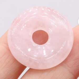 Ombliguera de cuarzo rosa