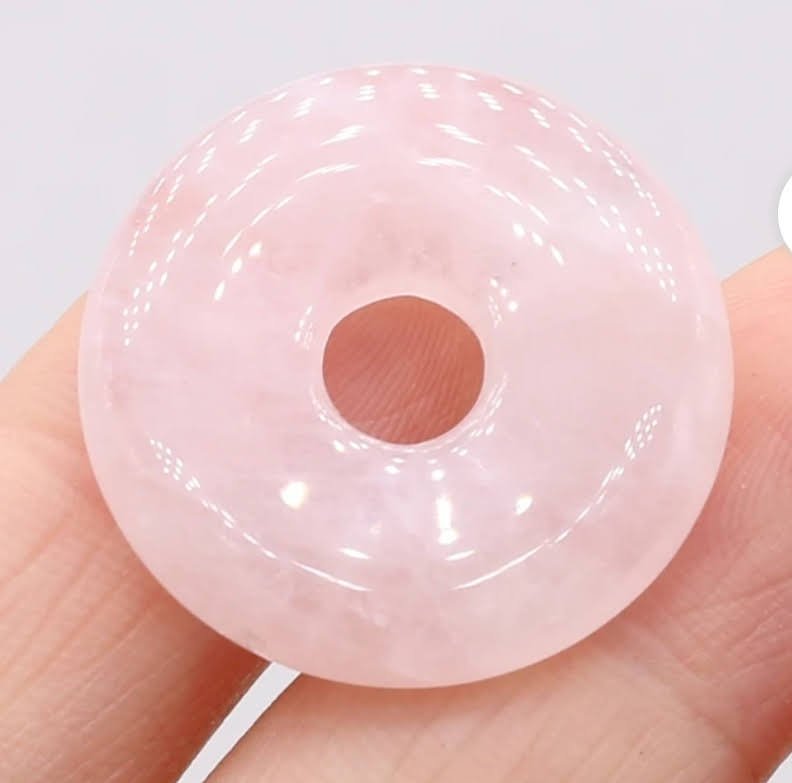 Ombliguera de cuarzo rosa